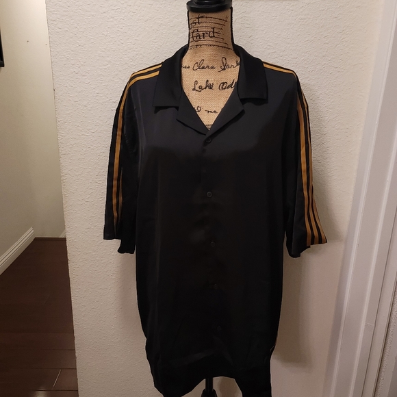 Ivy Park/Adidas Black Pack Pajama Top - Picture 4 of 9